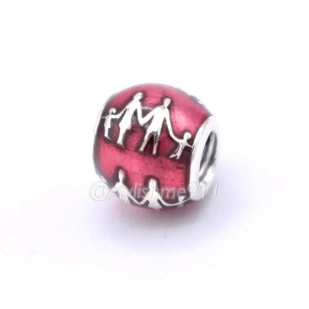 Authentic PANDORA Family Silhouettes Charm - 791399EN62